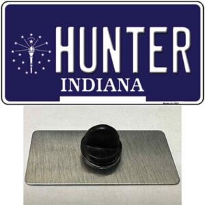 PIN-LP-5101 1.5 x 0.75 in. Hunter Indiana State Novelty Rectangle Metal Hat Pin