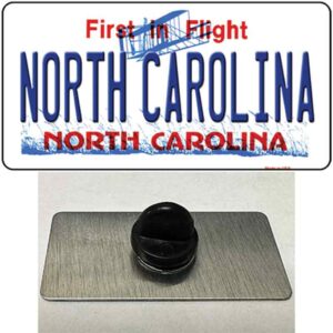 PIN-LP-6460 1.5 x 0.75 in. North Carolina Novelty Rectangle Metal Hat Pin
