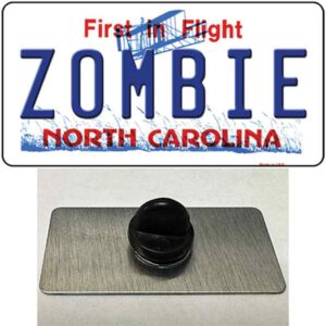 PIN-LP-6751 1.5 x 0.75 in. Zombie North Carolina Novelty Rectangle Metal Hat Pin