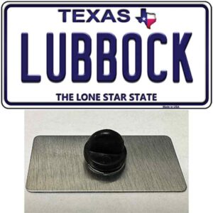 PIN-LP-9366 1.5 x 0.75 in. Lubbock Texas Novelty Rectangle Metal Hat Pin