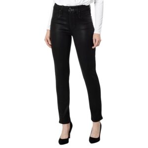 Paige Gemma with Gita Pocket in Black Fog Luxe Coating (Black Fog Luxe Coating) Women's Jeans