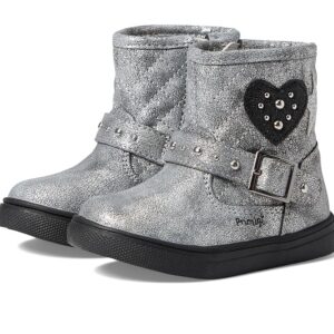 Primigi 29492 (Toddler) (Silver/Black) Girls Shoes