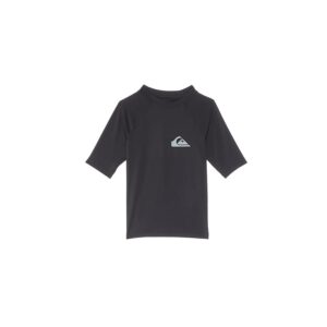 Quiksilver Kids Everyday UPF50 Short Sleeve (Toddler/Little Kids) (Black) Boy's Swimwear