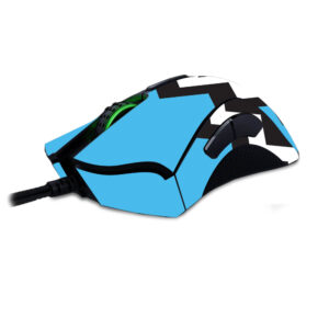 RADEEL-Baby Blue Chevron Skin for Razer Deathadder Elite - Baby Blue Chevron