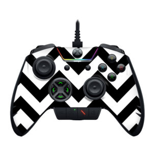 RAOUL-Black Chevron Skin for Razer Wolverine Ultimate - Black Chevron