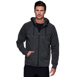 RBX Men's Prime Full Zip Fleece Hoodie