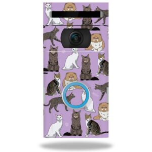 RIVD2-Cat Chaos Skin Decal Wrap for Ring Doorbell 2 - Cat Chaos
