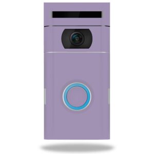 RIVD2-Solid Lavender Skin Decal Wrap for Ring Doorbell 2 - Solid Lavender