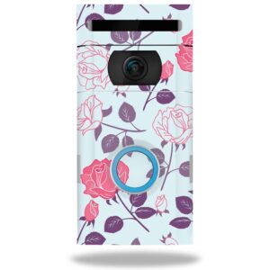 RIVD2-Vintage Floral Skin Decal Wrap for Ring Doorbell 2 - Vintage Floral