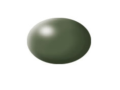 RMX36361 Olive Green Silk Aqua Color Acrylic Paint - Pack of 6
