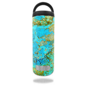 RTBOT18-Teal Marble Skin for RTIC 18 oz Bottle 2016 Wrap Cover Sticker - Teal Marble