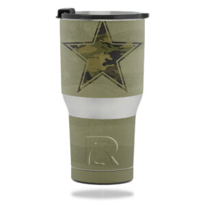 RTTUM2017-Army Star Skin for RTIC 20 oz Tumbler 2017 - Army Star