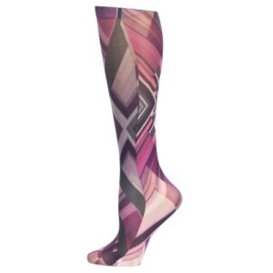 RedMoby Celeste-Stein-CMPSQ-1994 Womens 8-15 mmHg Compression Sock - Queen - Purple Angelz