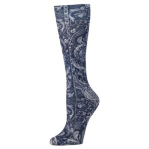 RedMoby Celeste-Stein-CMPSQ-2-2231 Womens 15-20 mmHg Compression Sock - Queen - Navy Versache