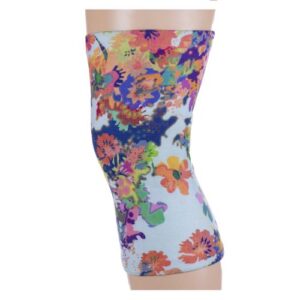RedMoby Celeste-Stein-KSQ-2129 Womens Light & Moderate Knee Support-Fancy Watercolors