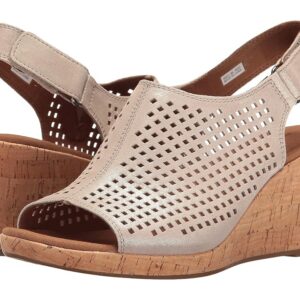 Rockport Briah Perf Sling (Metallic Khaki) Women's Shoes