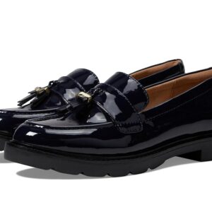 Rockport Kacey Tassel (Navy Patent) Women's Flat Shoes