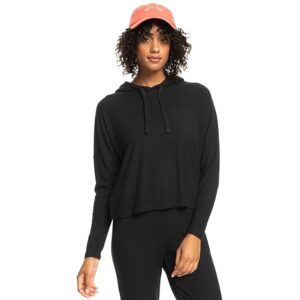 Roxy Hang Five Cozy Pullover Top (Anthracite) Women's Clothing