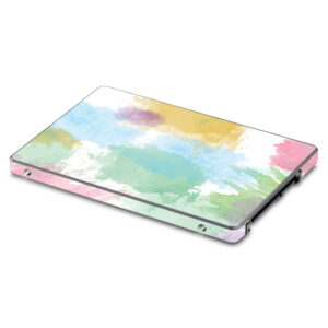 SA850EV-Watercolor White Skin for Samsung 850 & 860 Evo 2.5 in. SSD - Watercolor White