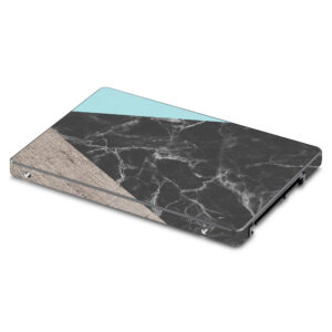 SA850EV-Wood And Marble Skin for Samsung 850 or 860 Evo 2.5 in. SSD - Wood & Marble