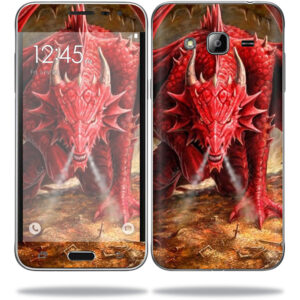 SAGJ3-Angry Dragon Skin for Samsung Galaxy J3 2016 Wrap Cover Sticker - Angry Dragon