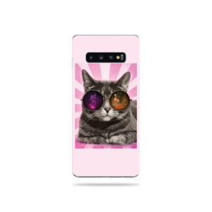 SAGS10-Galaxy Cat Skin for Samsung Galaxy S10 - Galaxy Cat