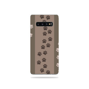 SAGS10-Paw Prints Skin for Samsung Galaxy S10 - Paw Prints
