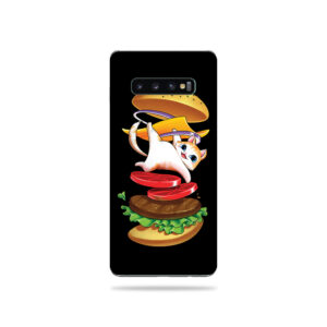 SAGS10PL-Hamburger Cat Skin for Samsung Galaxy S10 Plus - Hamburger Cat