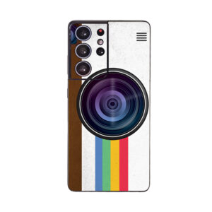 SAGS21UL-Vintage Polaroid Skin Compatible with Samsung Galaxy S21 Ultra - Vintage Polaroid
