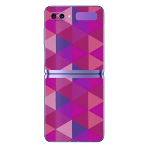 SAZFL-Pink Kaleidoscope Skin for Samsung Galaxy Z Flip - Pink Kaleidoscope