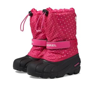 SOREL Kids Flurry Print (Little Kid/Big Kid) (Fuchsia Fizz/Black) Girls Shoes