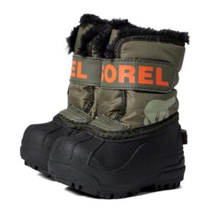 SOREL Kids Snow Commander (Toddler) (Stone Green/Alpine Tundra) Kids Shoes