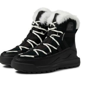 SOREL ONA RMX Glacy Waterproof (Black/Sea Salt) Women's Boots