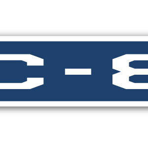 SSA-C-8 4 x 18 in. Air Force Aircraft Military Street Sign - C-8