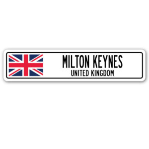 SSC-Milton Keynes Gb Street Sign - Milton Keynes, United Kingdom