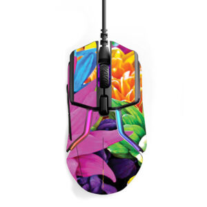 SSRL600-Colorful Flowers Skin for SteelSeries Rival 600 Gaming Mouse - Colorful Flowers