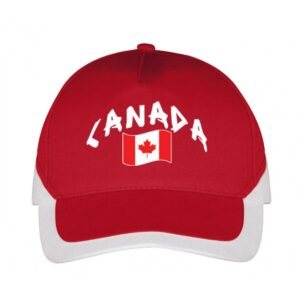 SUP429 Canada Cap, Red & White