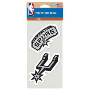 San Antonio Spurs Decal 4x4 Perfect Cut Set of 2