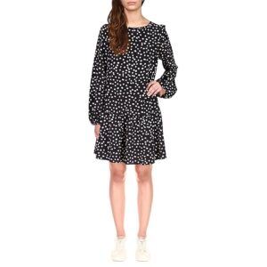 Sanctuary Open Ideas Babydoll Dress (Woodblock Marks) Women's Clothing