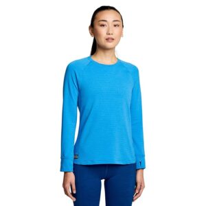 Saucony Triumph 3-D Crew (Bluelight Heather) Women's Clothing