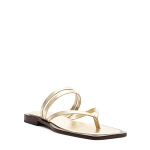Schutz Rania Flat (Platina) Women's Sandals