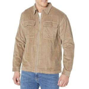 Selected Homme Loose Jake Overshirt Cord Long Sleeve (Brindle) Men's Clothing