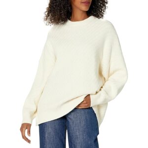Show Me Your Mumu Crosby Sweater (White Textured Knit) Women's Clothing