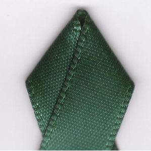 Single-Face Satin Ribbon - Hunter - 100 Yards