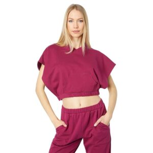 Slick Chicks V-Neck Sweatshirt (Plum) Women's Sweatshirt
