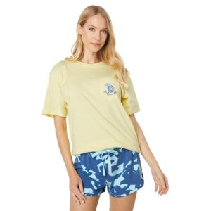 Southern Tide Tropic Like Its Hot T-Shirt (Blonde) Women's Clothing