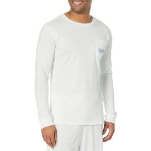 Speedo Graphic Vibe Long Sleeve Tee (White) Men's Clothing