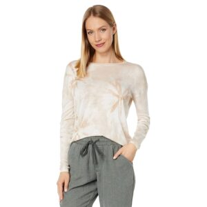 Splendid Marigot Sweater (Pink Sand Tie-Dye) Women's Clothing