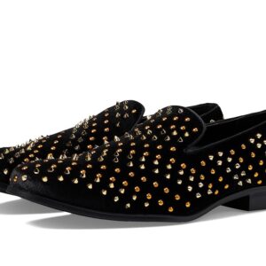 Stacy Adams Sabert Spike Studded Slip-On (Black Multi) Men's Lace Up Wing Tip Shoes