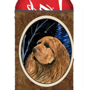 Starry Night Sussex Spaniel Can Or bottle sleeve Hugger